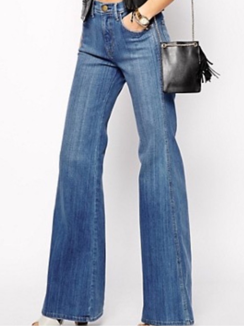 New Current Elliott Girl Crush Flare Jeans